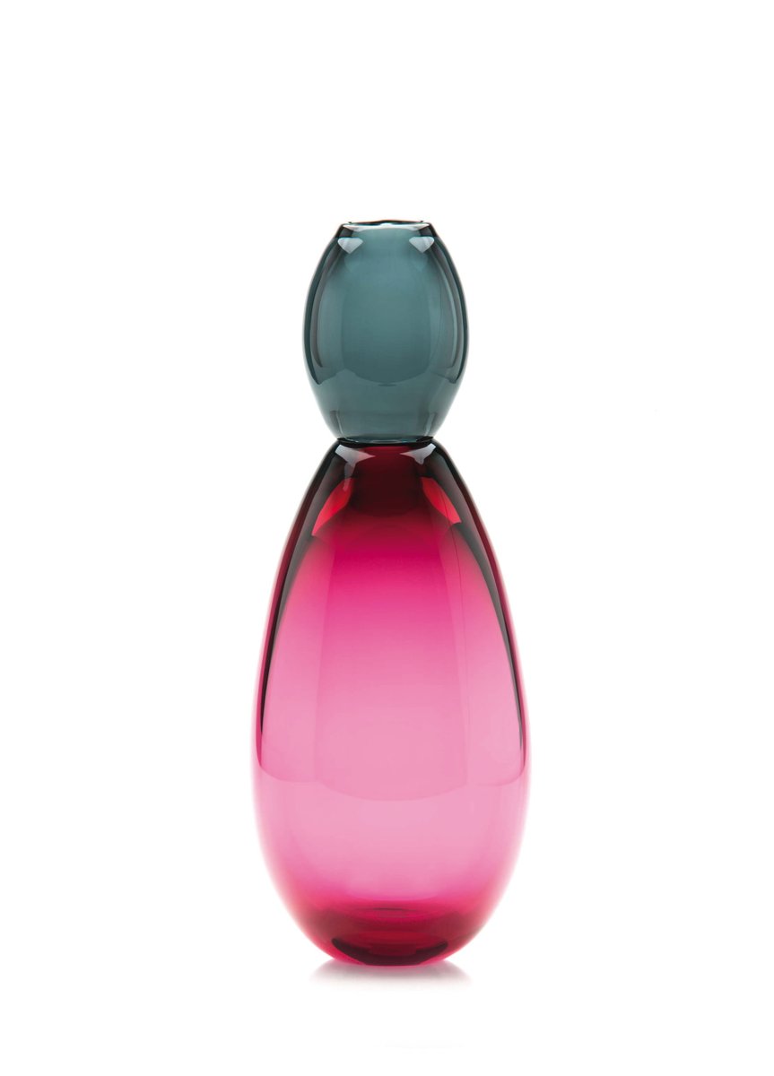 Ruby & Grey King Vase by Karim Rashid for Purho