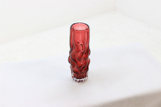 Ruby Vase by Pavel Hlava for Borse Glass, 1968