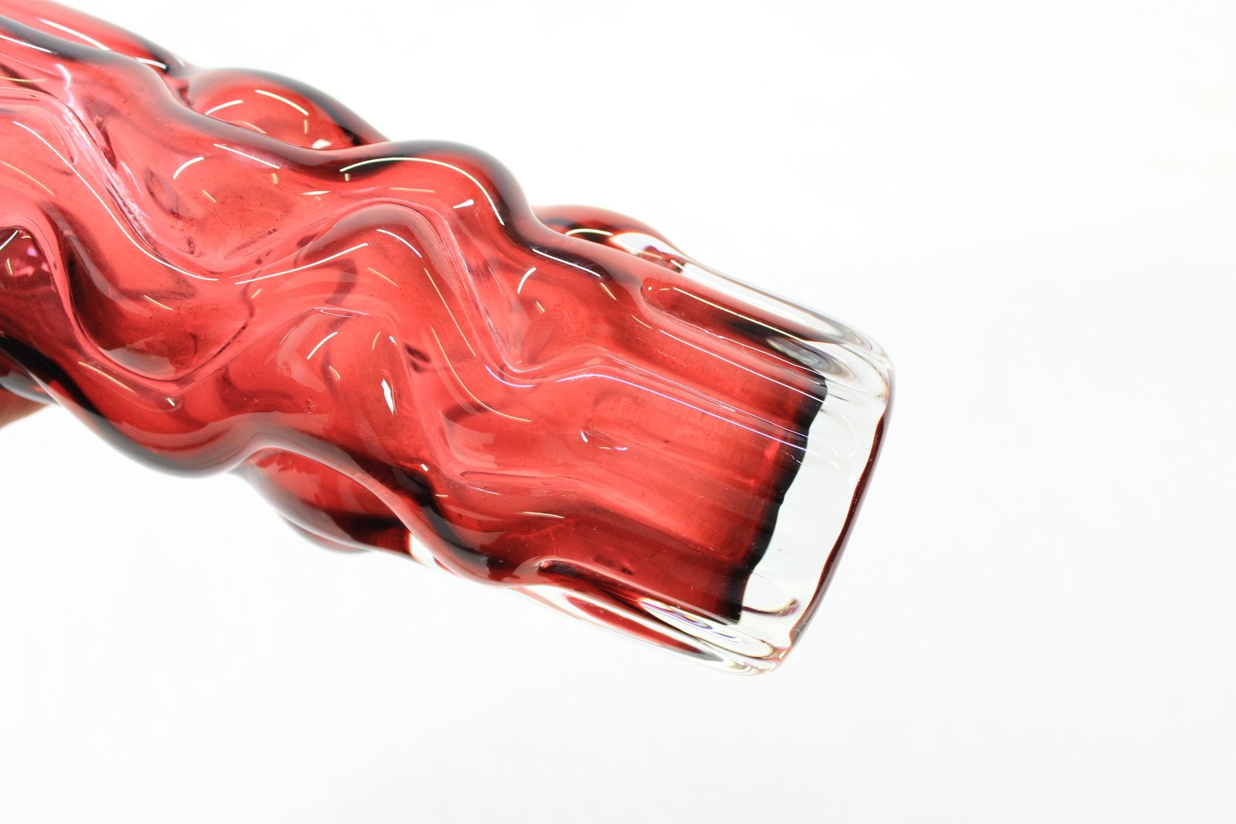 Ruby Vase by Pavel Hlava for Borse Glass, 1968