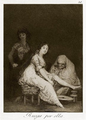 Ruega por Ella - Origina Etching by Francisco Goya - 1868 1868-ZCI-758941