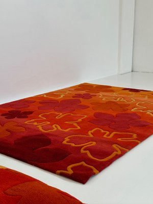 Rug and Cushion, 1970s, Set of 2-GTS-2020407