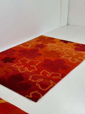 Rug and Cushion, 1970s, Set of 2-GTS-2020407