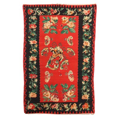 Rug in Thin Knot Handmade Wool-VMM-1738035