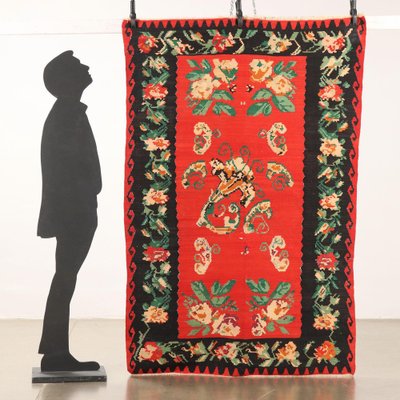 Rug in Thin Knot Handmade Wool-VMM-1738035