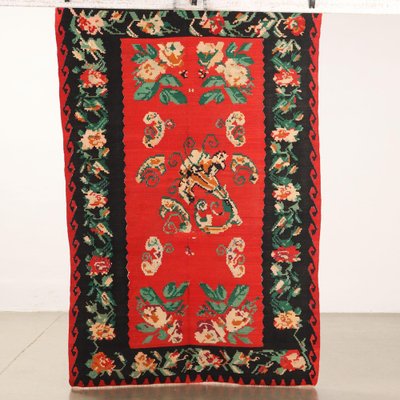 Rug in Thin Knot Handmade Wool-VMM-1738035