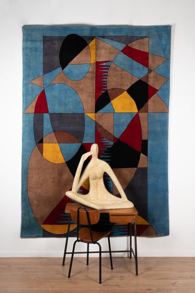 Rug or Tapestry in the style of Delaunay