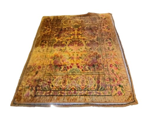 Rug with Handwoven Finishes and Central Medallion-TCS-1749504