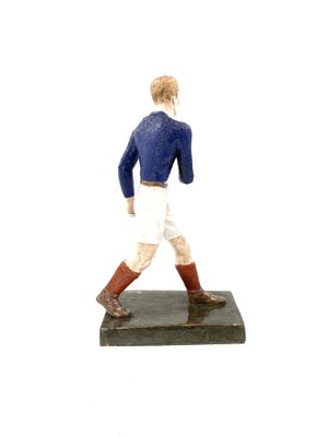 Rugby Players Sculptures by Willy Wuilleumier for G.A.M., France, 1940, Set of 2-TXN-1013112