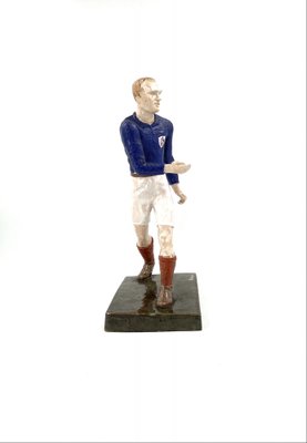 Rugby Players Sculptures by Willy Wuilleumier for G.A.M., France, 1940, Set of 2-TXN-1013112