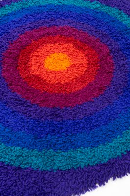 Rugs Mira-Carré by Verner Panton, 1970s, Set of 6-TJQ-1774734