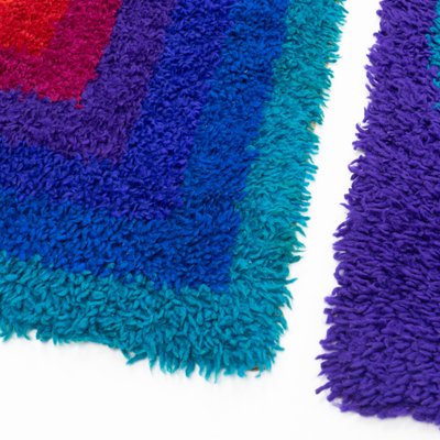 Rugs Mira-Carré by Verner Panton, 1970s, Set of 6-TJQ-1774734