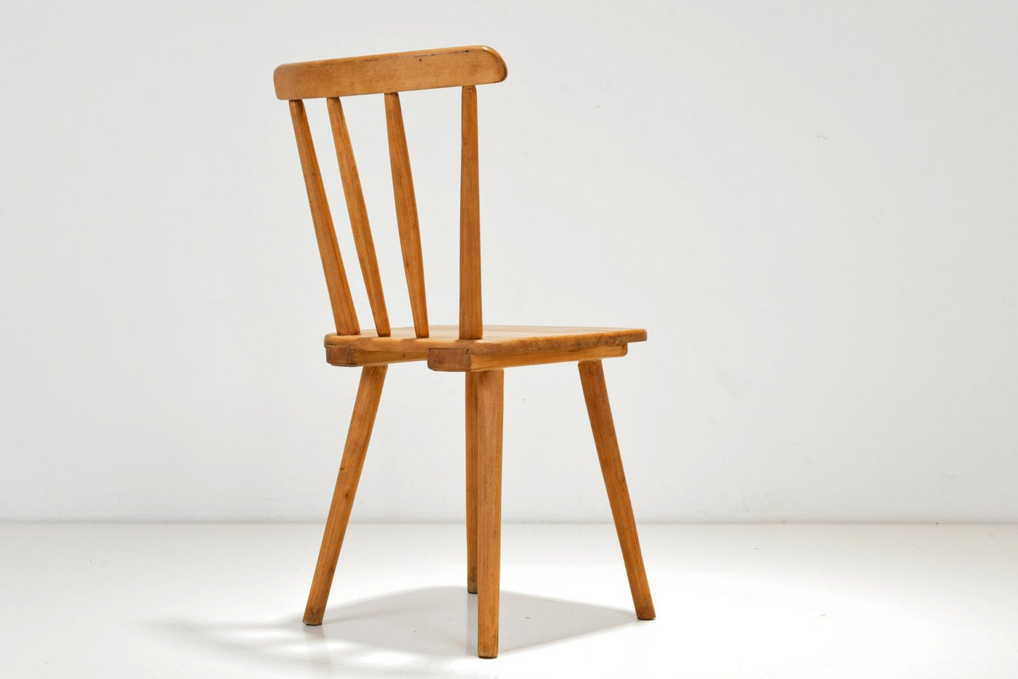 Rung Chair in Beech by Adolf Schneck for Thonet, 1942