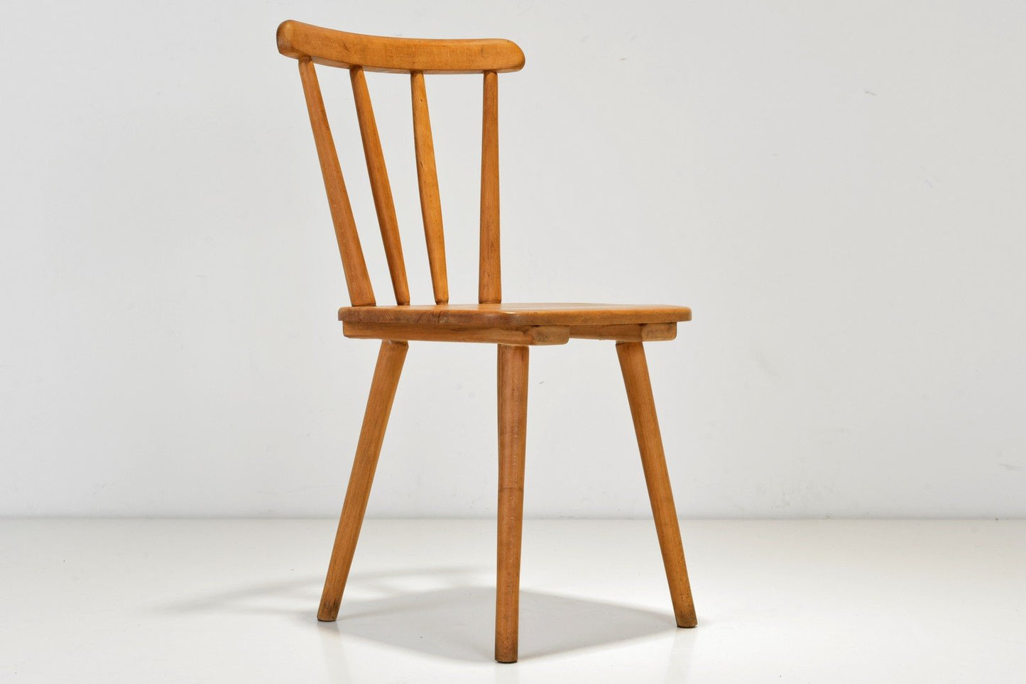 Rung Chair in Beech by Adolf Schneck for Thonet, 1942