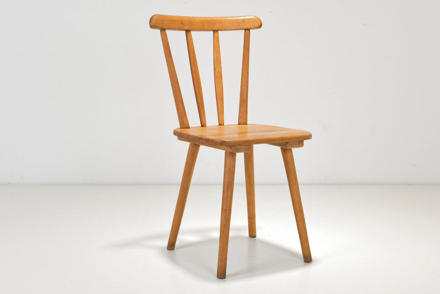 Rung Chair in Beech by Adolf Schneck for Thonet, 1942