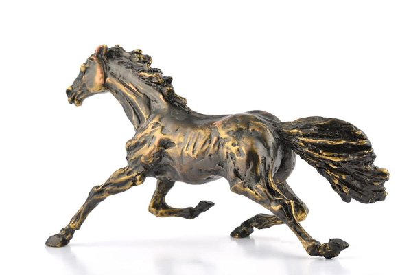 Running Horse - Bronze Sculpture by C. Mongini - 1970s 1970s-ZCI-761687