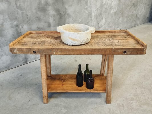 Rural Workbench Side Table, 1950s-IFQ-2028210