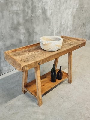 Rural Workbench Side Table, 1950s-IFQ-2028210