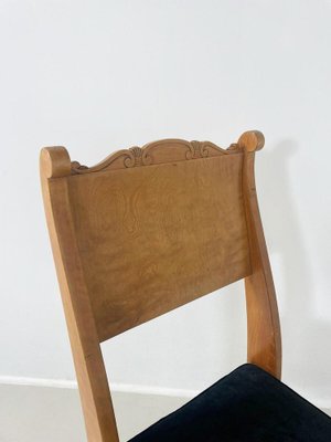 Russian Chairs in Birch Veneer, Early 19th Century, Set of 4-FGA-1750853