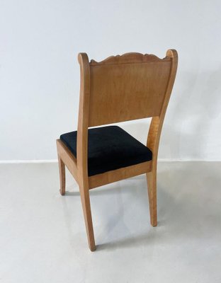 Russian Chairs in Birch Veneer, Early 19th Century, Set of 4-FGA-1750853