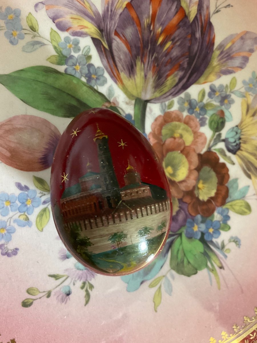 Russian Easter Egg with Alexander Nevsky from Lukutin-OZS-1344403