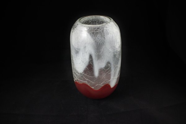 Russian Glass Vase by Svetlana Beskinskaja, 1960s-IJR-547417