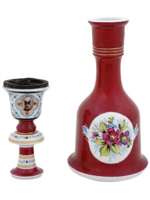 Russian Hand-Painted Porcelain Hookah-WMV-1791964