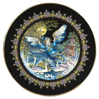 Russian Magical Fairy Tales Plates by Gere Fauth, 1969, Set of 3-VDW-746957