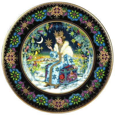 Russian Magical Fairy Tales Plates by Gere Fauth, 1969, Set of 3-VDW-746957