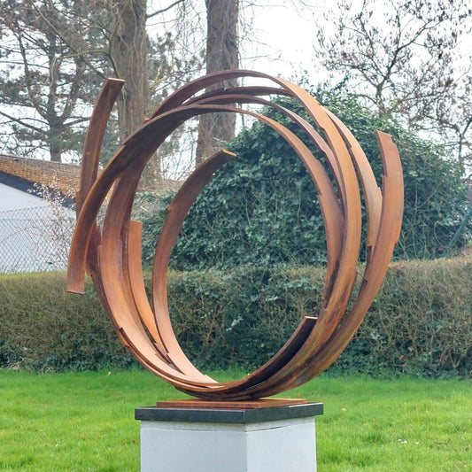 Rusted Steel Orbit by Kuno Vollet