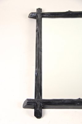 Rustic Austrian Black Forest Wall Mirror, 1880s-TQA-1322109