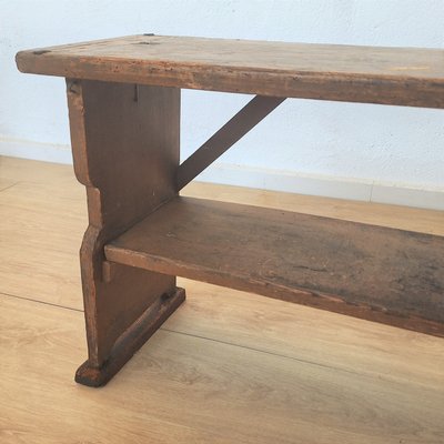 Rustic Bench in Wood, 1880s-WK-2021264