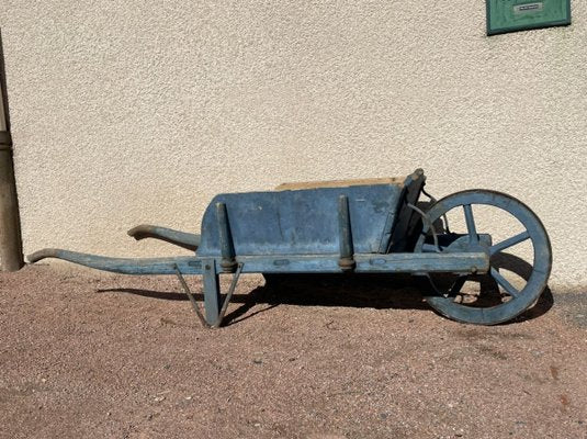 Rustic Blue Wheelbarrow-SDV-898086