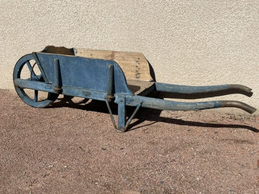 Rustic Blue Wheelbarrow-SDV-898086