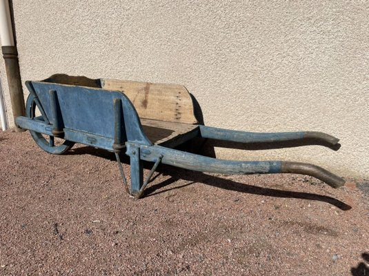 Rustic Blue Wheelbarrow-SDV-898086