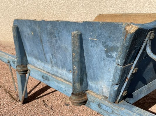 Rustic Blue Wheelbarrow-SDV-898086