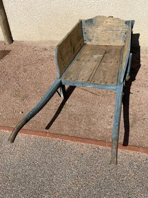 Rustic Blue Wheelbarrow-SDV-898086