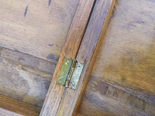 Rustic Box in Chestnut Wood Built with Interlocking System without Nails, 1970s-ZFY-1756465