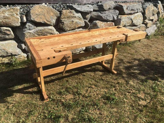 Rustic Functional Workbench in Pine-PXE-1729922