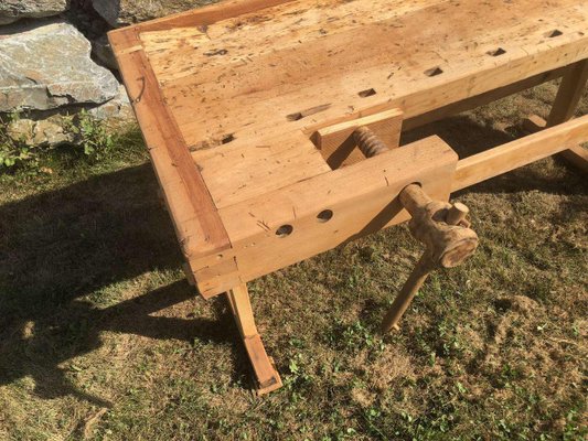 Rustic Functional Workbench in Pine-PXE-1729922