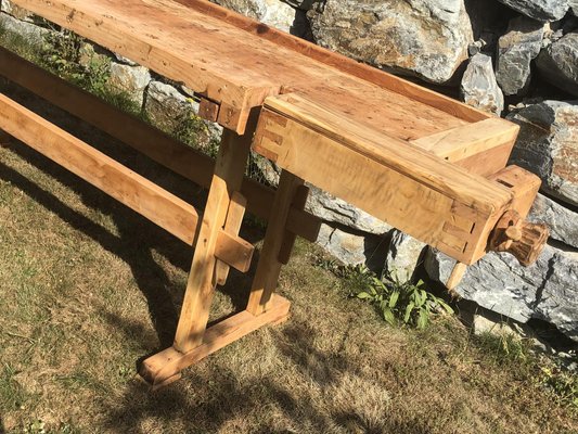 Rustic Functional Workbench in Pine-PXE-1729922