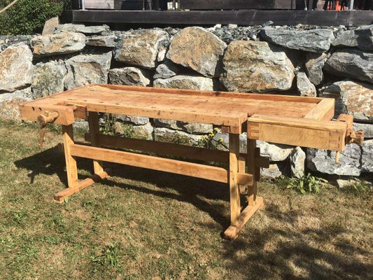 Rustic Functional Workbench in Pine-PXE-1729922