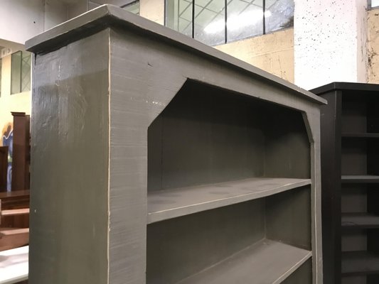 Rustic Grey Crockery Cabinet-HLV-1428703