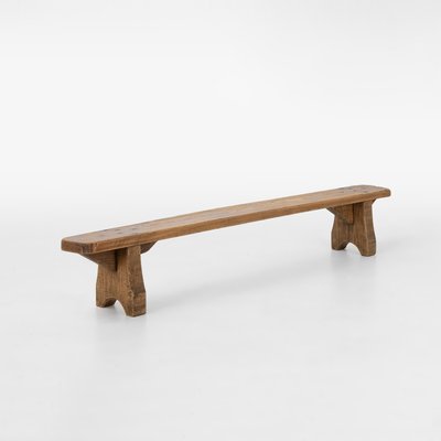 Rustic Low Bench in Wood, France, 1850s-YSY-2027730