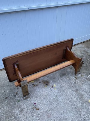 Rustic Monastery Coffee Table in Oak, 1950-ZYJ-2024575