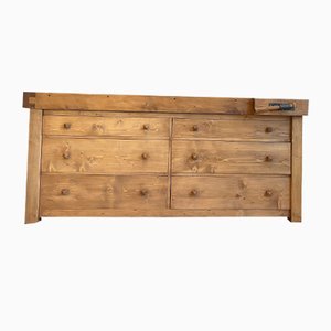 Rustic Planer Bench in Pine-PXE-1762696