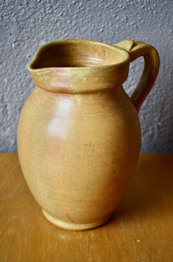 Rustic Sandstone Pitcher, 1960s