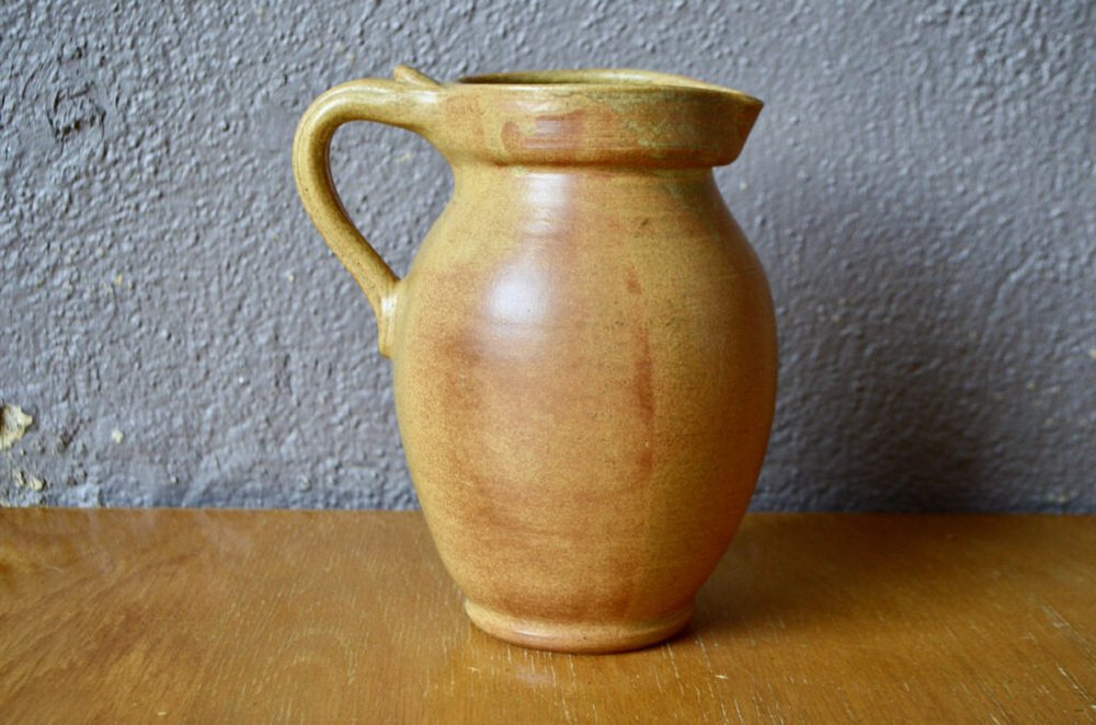 Rustic Sandstone Pitcher, 1960s