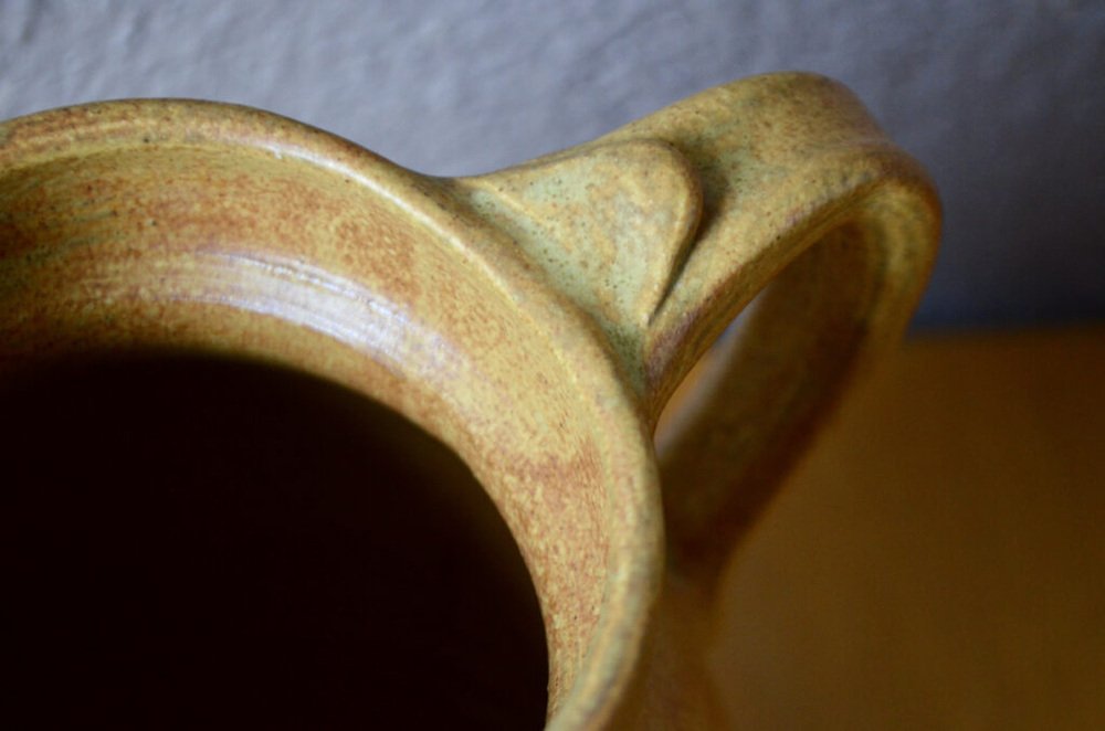 Rustic Sandstone Pitcher, 1960s