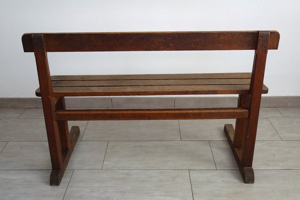 Rustic School Bench, 1950s-XTZ-1445039