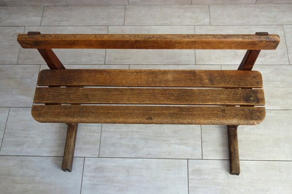 Rustic School Bench, 1950s-XTZ-1445039